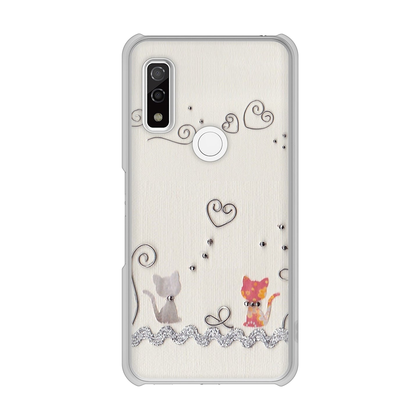 arrows We F-51B docomo 高画質仕上げ 背面印刷 ハードケース クラフト写真ネコ