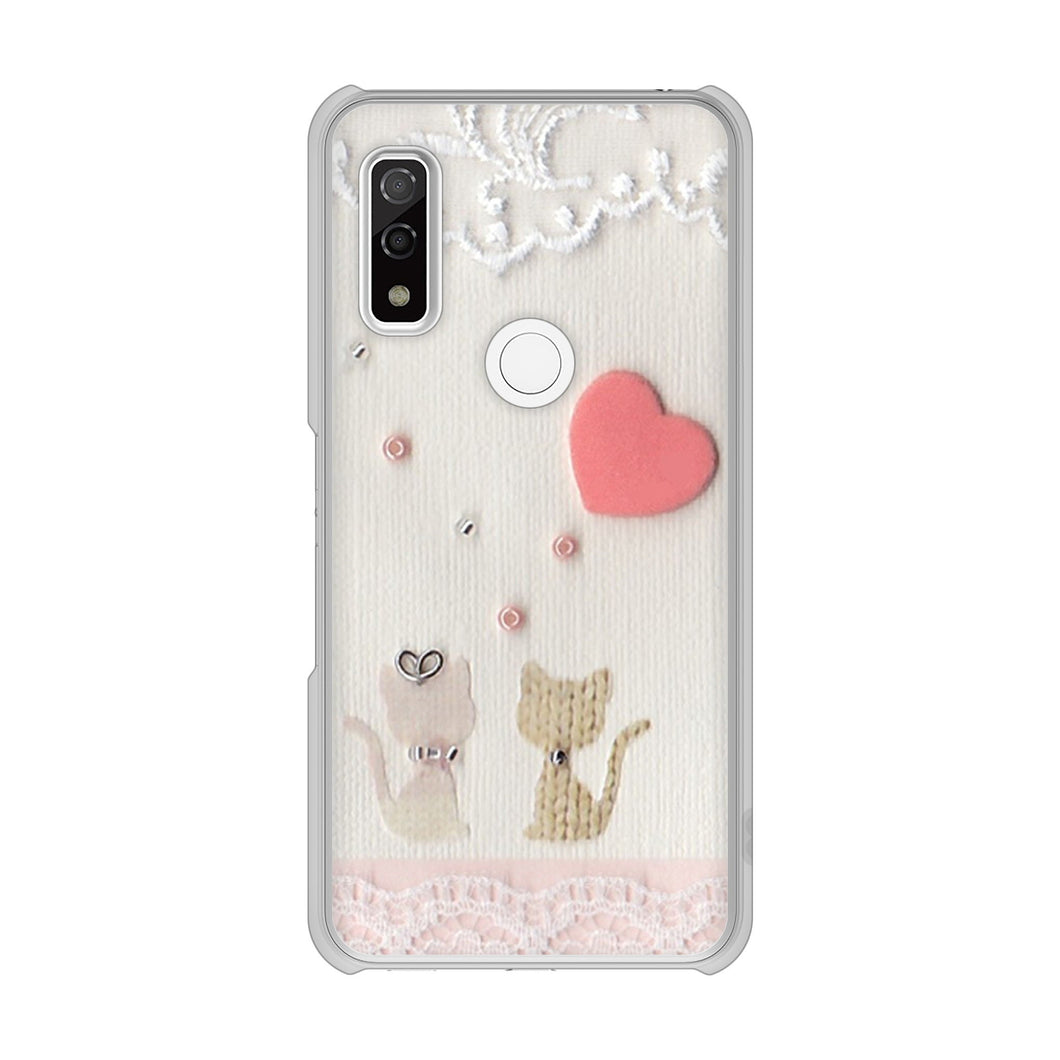 arrows We F-51B docomo 高画質仕上げ 背面印刷 ハードケース クラフト写真ネコ