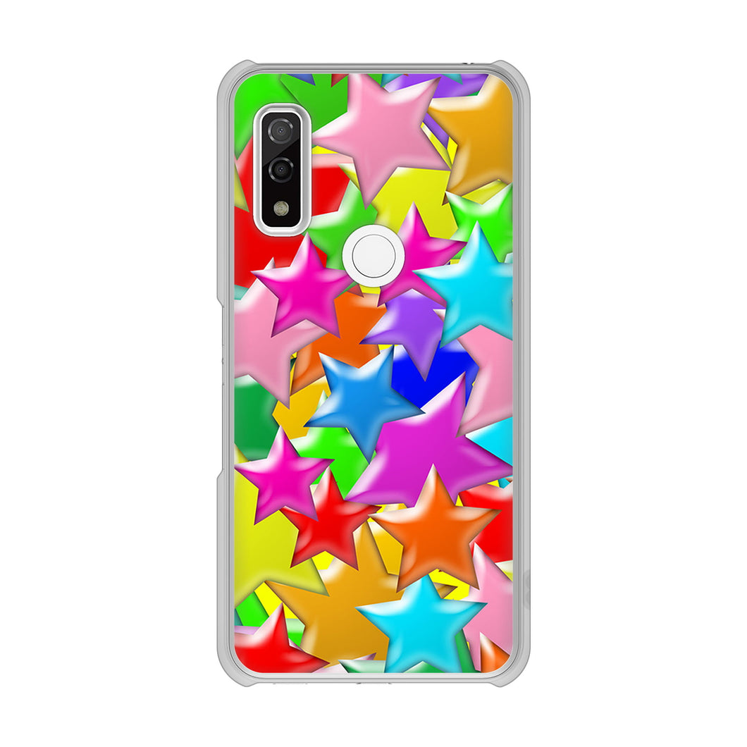 arrows We F-51B docomo 高画質仕上げ 背面印刷 ハードケース 【1293 ランダムスター】