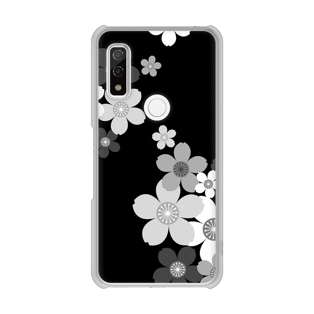 arrows We F-51B docomo 高画質仕上げ 背面印刷 ハードケース 【1334 桜のフレーム】