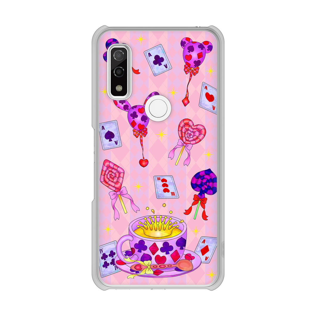 arrows We F-51B docomo 高画質仕上げ 背面印刷 ハードケース むかいあぐる トランプティー