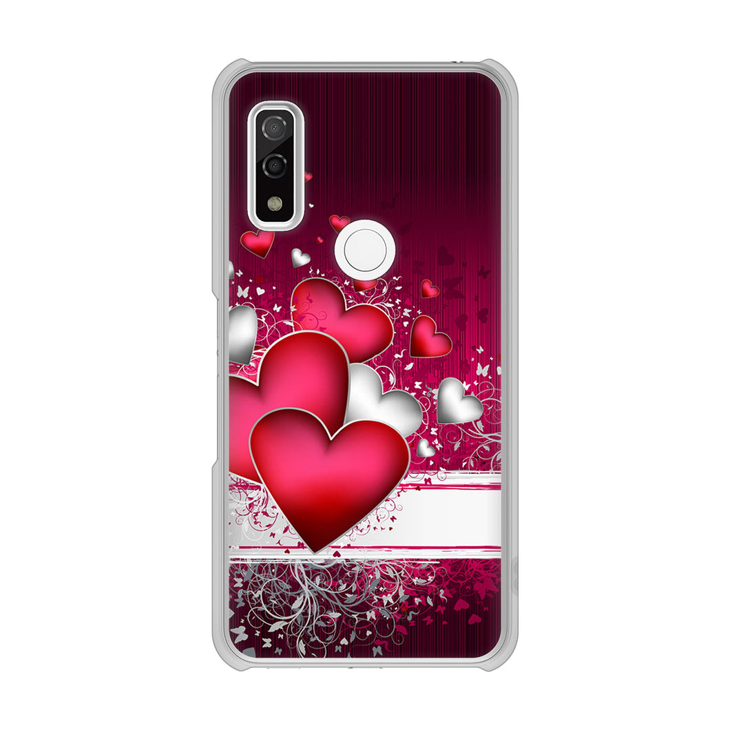 arrows We F-51B docomo 高画質仕上げ 背面印刷 ハードケース 【VA835 ハートの息吹】