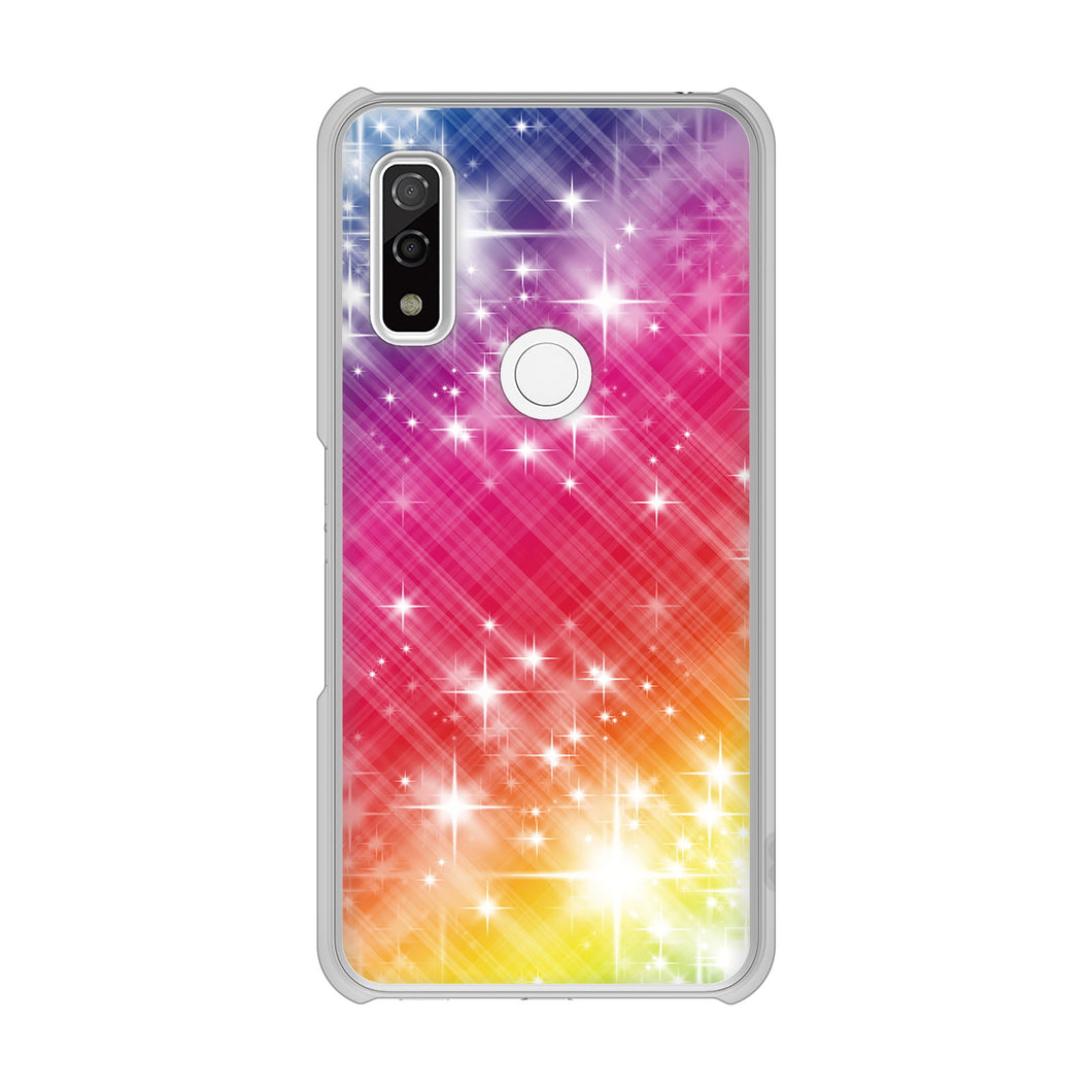 arrows We F-51B docomo 高画質仕上げ 背面印刷 ハードケース 【VA872 レインボーフレーム】