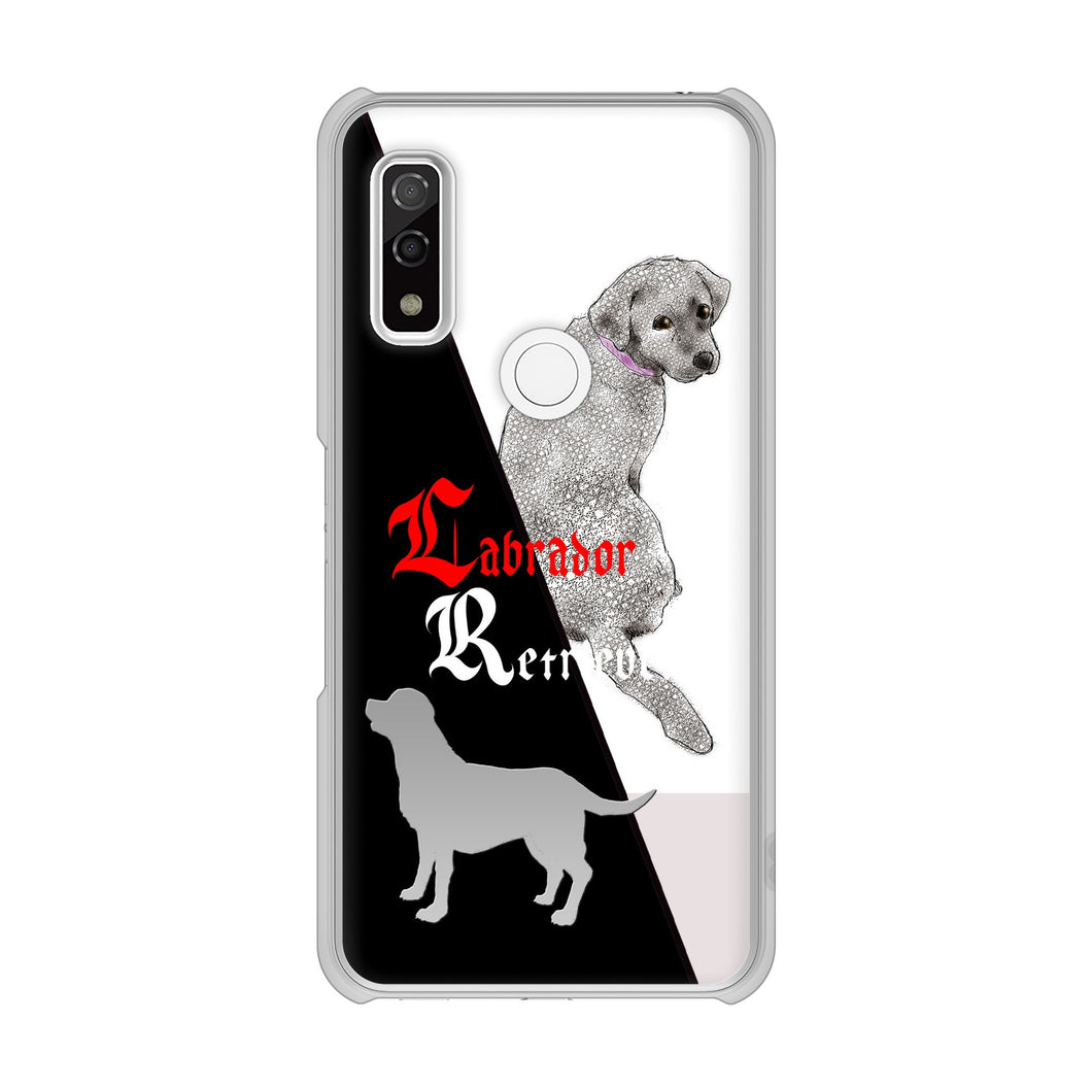 arrows We F-51B docomo 高画質仕上げ 背面印刷 ハードケース ラブラドールレトリバー
