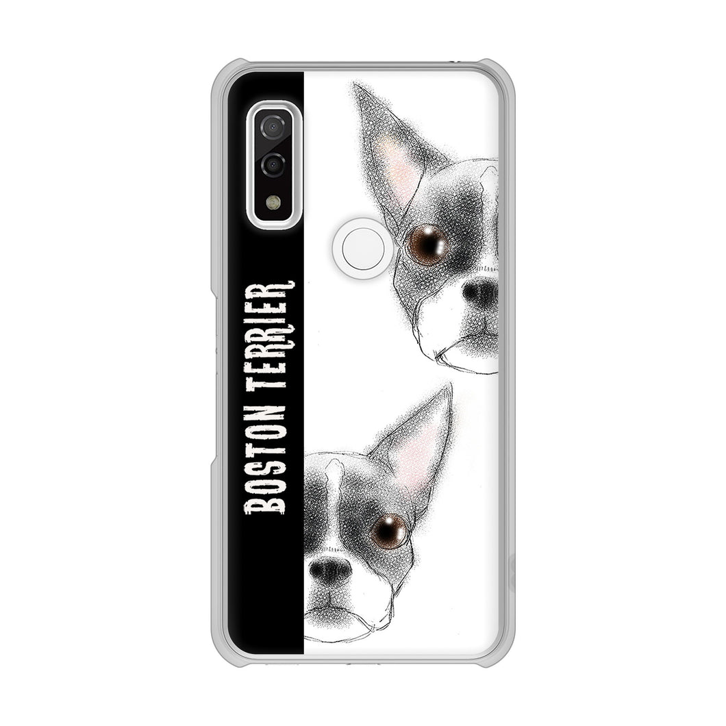 arrows We F-51B docomo 高画質仕上げ 背面印刷 ハードケース ボストンテリア