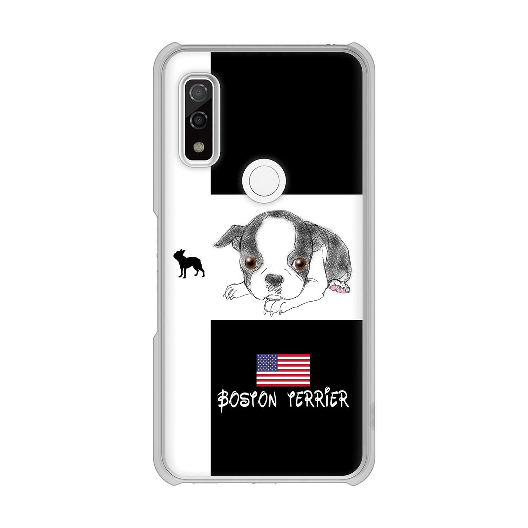 arrows We F-51B docomo 高画質仕上げ 背面印刷 ハードケース ボストンテリア