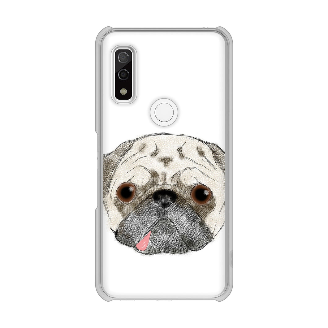 arrows We F-51B docomo 高画質仕上げ 背面印刷 ハードケース パグ