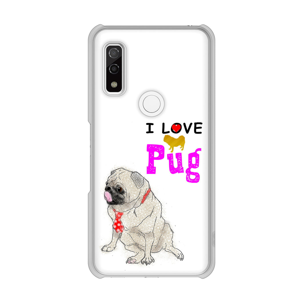 arrows We F-51B docomo 高画質仕上げ 背面印刷 ハードケース パグ