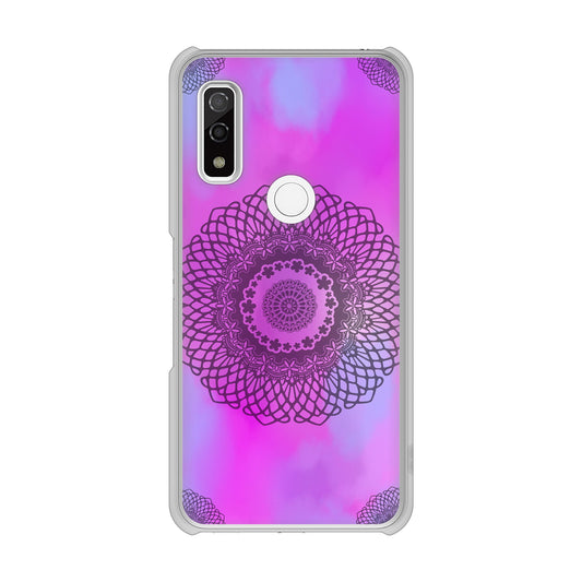 arrows We F-51B docomo 高画質仕上げ 背面印刷 ハードケース 【YJ344 レース】