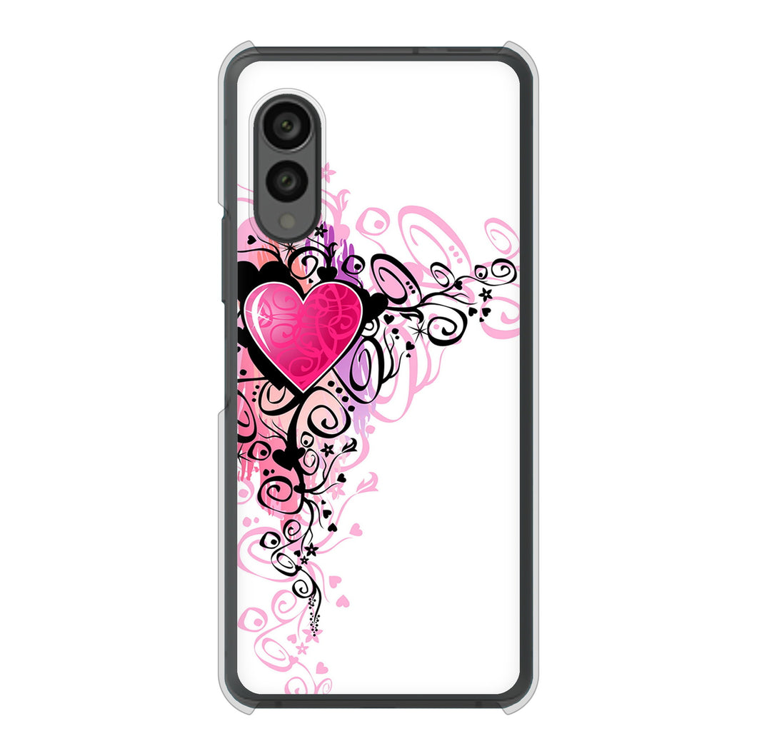 arrows N F-51C docomo 高画質仕上げ 背面印刷 ハードケース きらめきハート