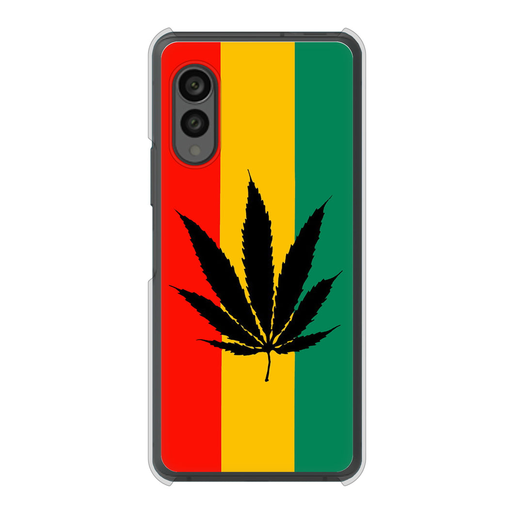 arrows N F-51C docomo 高画質仕上げ 背面印刷 ハードケース 【083 大麻ラスタカラー】