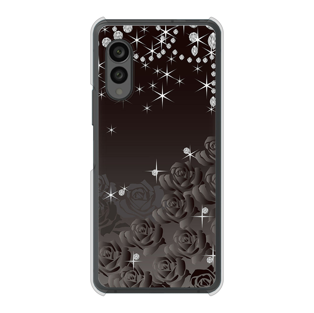 arrows N F-51C docomo 高画質仕上げ 背面印刷 ハードケース ロマンチックなバラ