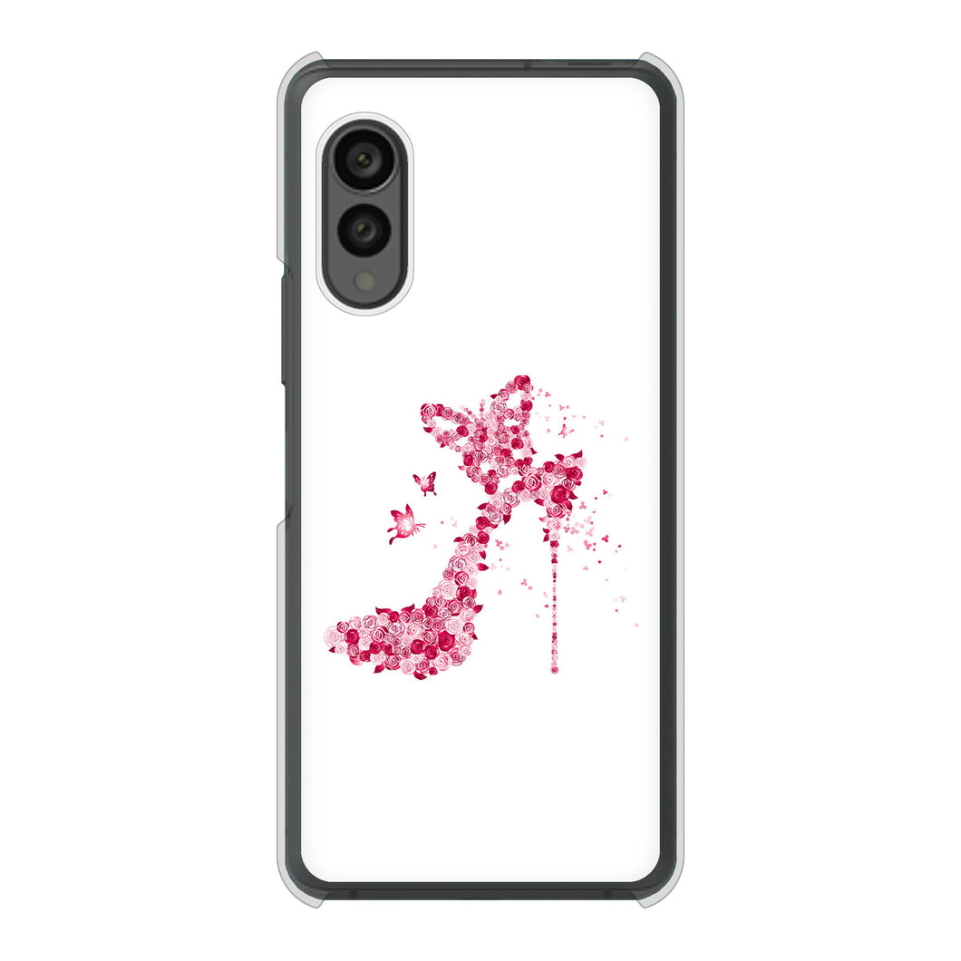 arrows N F-51C docomo 高画質仕上げ 背面印刷 ハードケース 【387 薔薇のハイヒール】