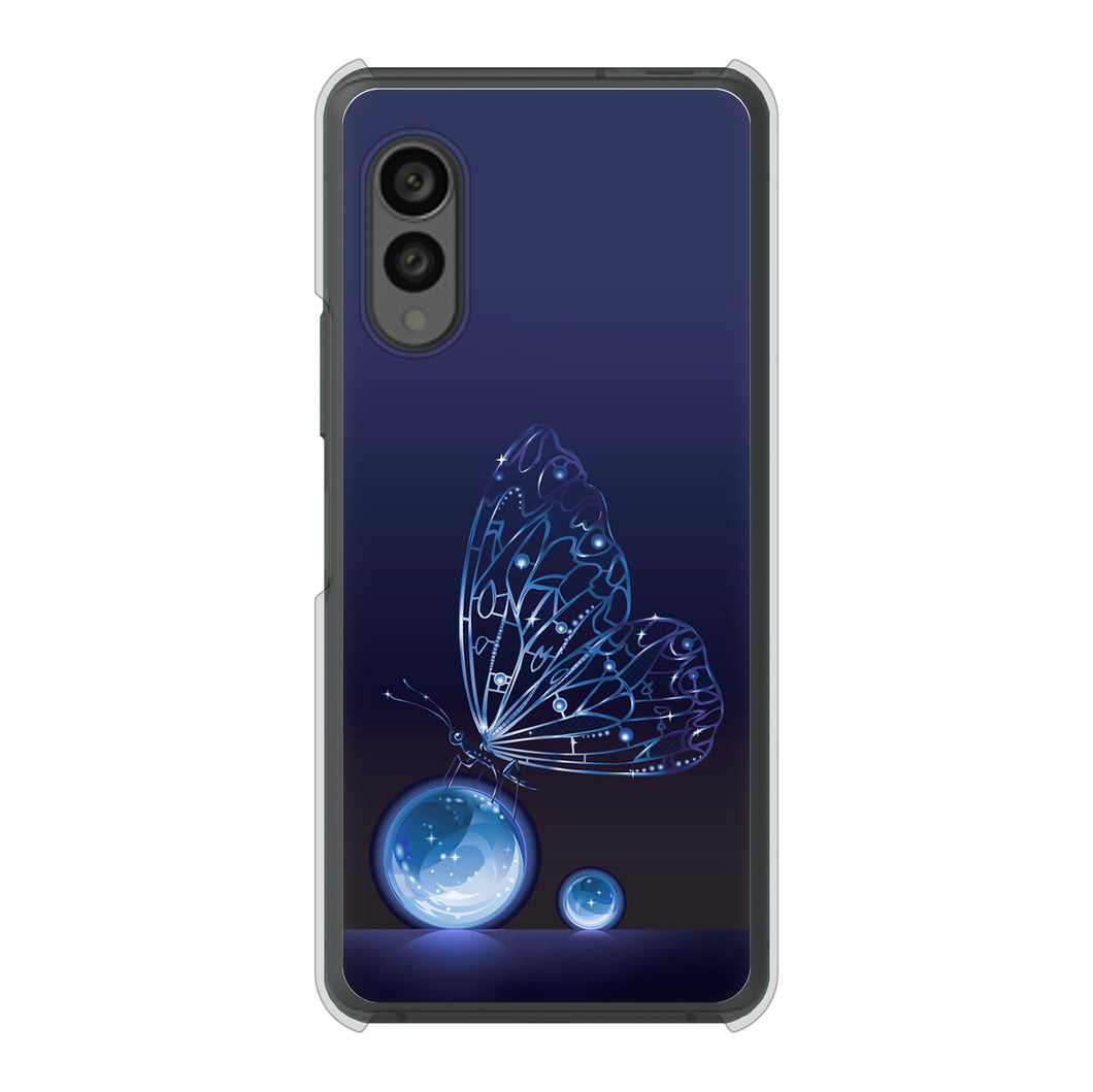 arrows N F-51C docomo 高画質仕上げ 背面印刷 ハードケース バタフライ