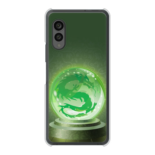 arrows N F-51C docomo 高画質仕上げ 背面印刷 ハードケース 【439 水晶に浮かぶ龍】