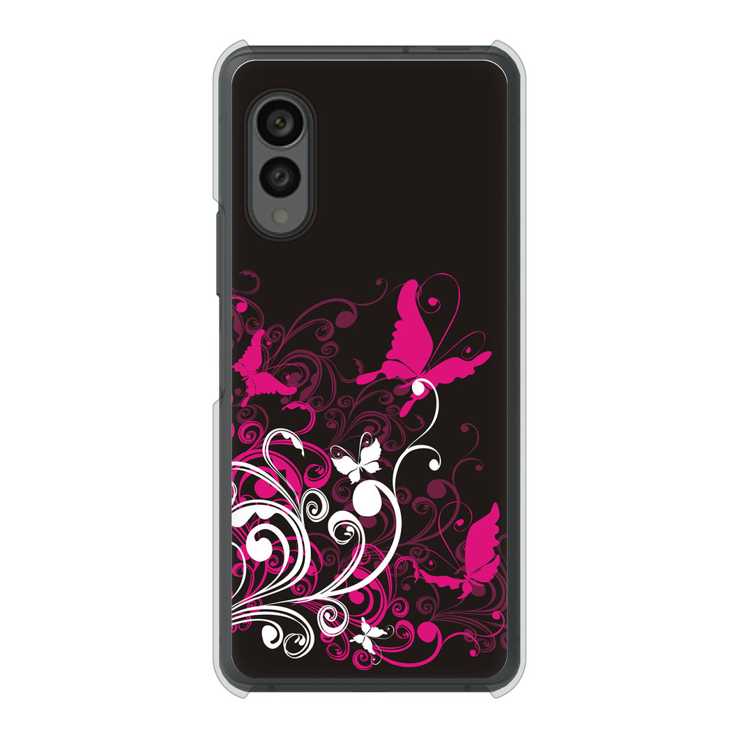 arrows N F-51C docomo 高画質仕上げ 背面印刷 ハードケース バタフライ