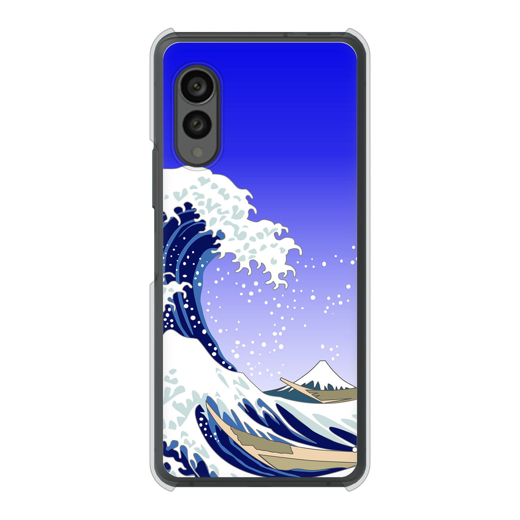 arrows N F-51C docomo 高画質仕上げ 背面印刷 ハードケース 【625 波に富士】