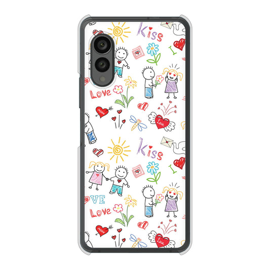 arrows N F-51C docomo 高画質仕上げ 背面印刷 ハードケース カップル&ファミリー