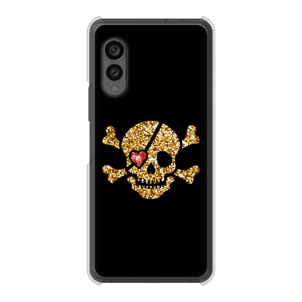 arrows N F-51C docomo 高画質仕上げ 背面印刷 ハードケース 【1082 海賊ドクロ】