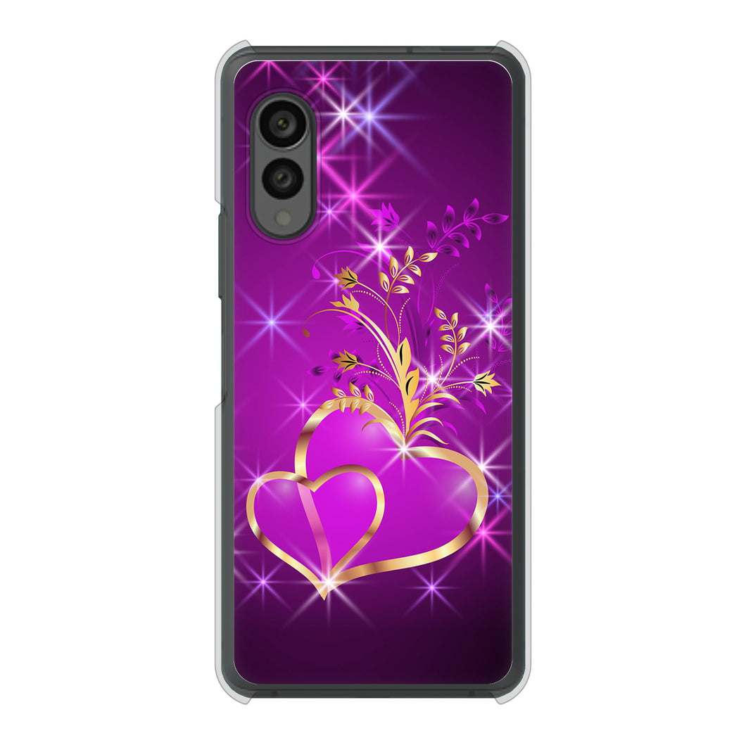 arrows N F-51C docomo 高画質仕上げ 背面印刷 ハードケース きらめきハート