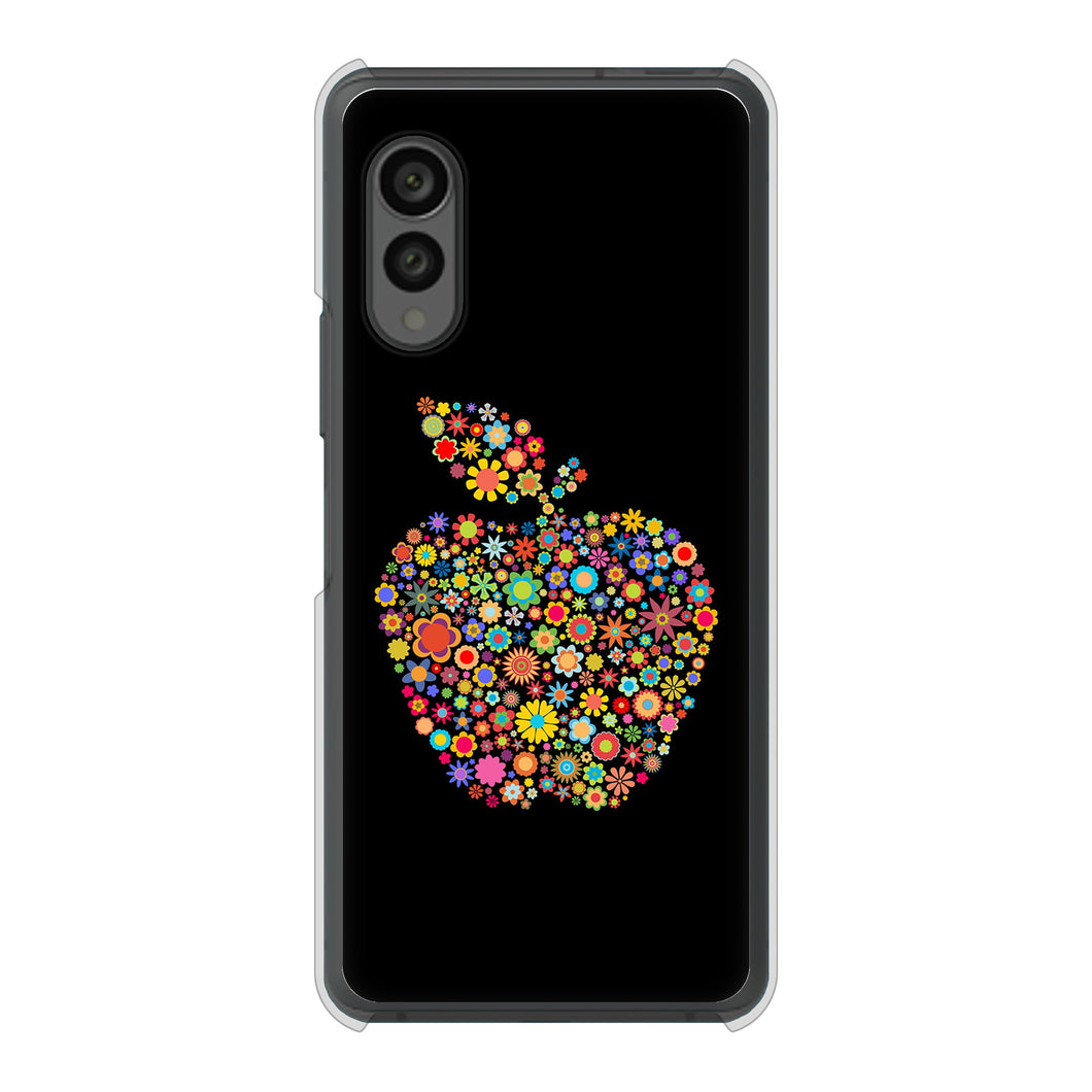 arrows N F-51C docomo 高画質仕上げ 背面印刷 ハードケース 【1195 カラフルアップル】