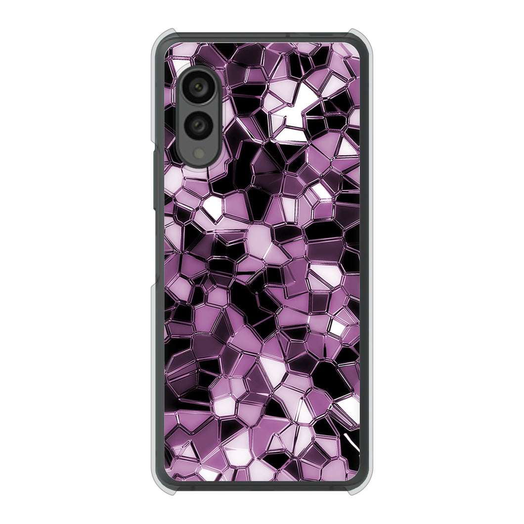 arrows N F-51C docomo 高画質仕上げ 背面印刷 ハードケース 【EK837 テクニカルミラーパープル】