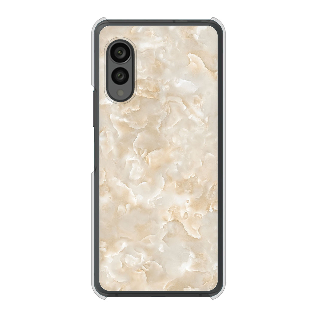 arrows N F-51C docomo 高画質仕上げ 背面印刷 ハードケース 大理石BK