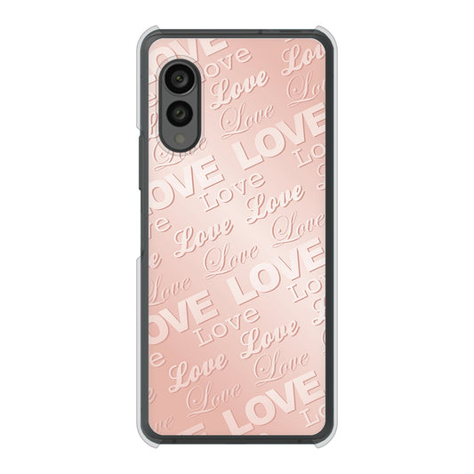 arrows N F-51C docomo エンボス風LOVEリンク ハードケース 背面印刷