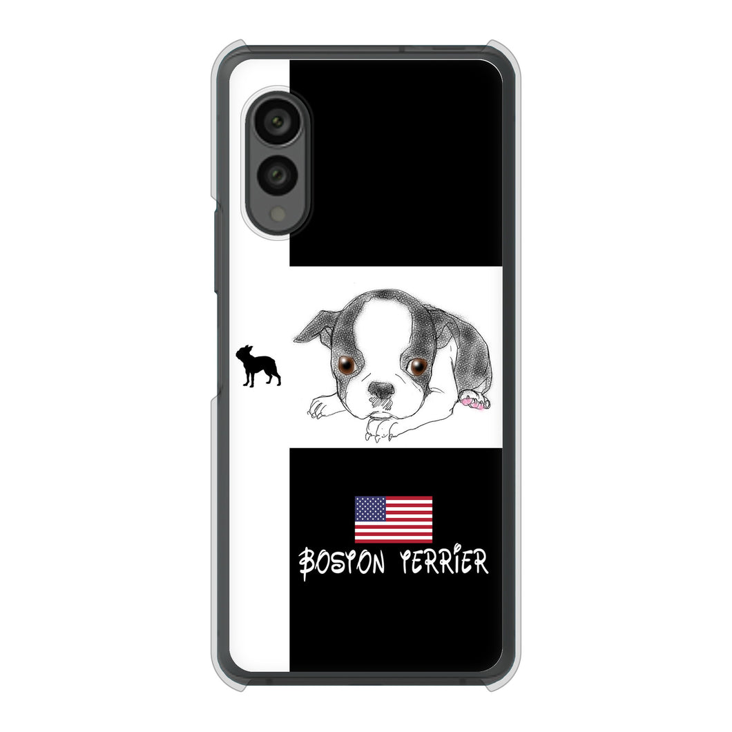 arrows N F-51C docomo 高画質仕上げ 背面印刷 ハードケース ボストンテリア