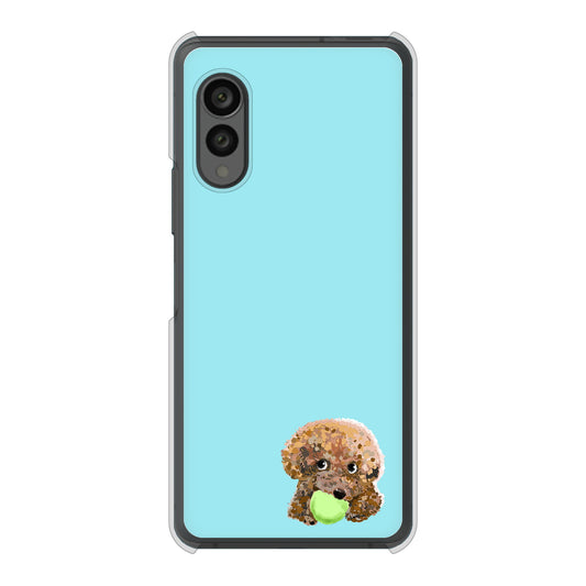 arrows N F-51C docomo 高画質仕上げ 背面印刷 ハードケース トイプードル&ボール