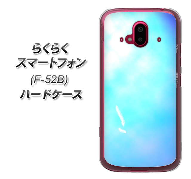 らくらくスマートフォン F-52B docomo 高画質仕上げ 背面印刷 ハードケース【YJ291 デザイン 光】