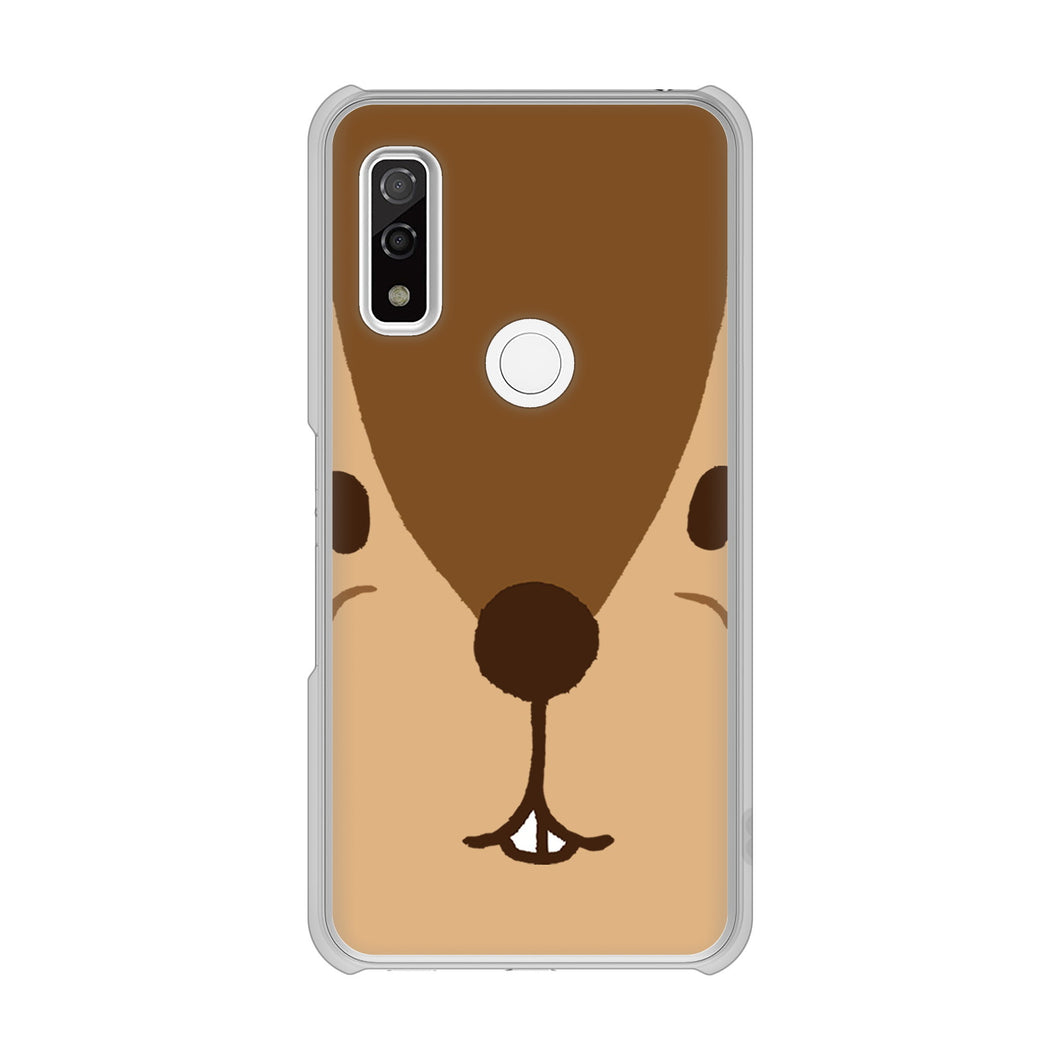 arrows We FCG01 高画質仕上げ 背面印刷 ハードケース ドアップアニマル