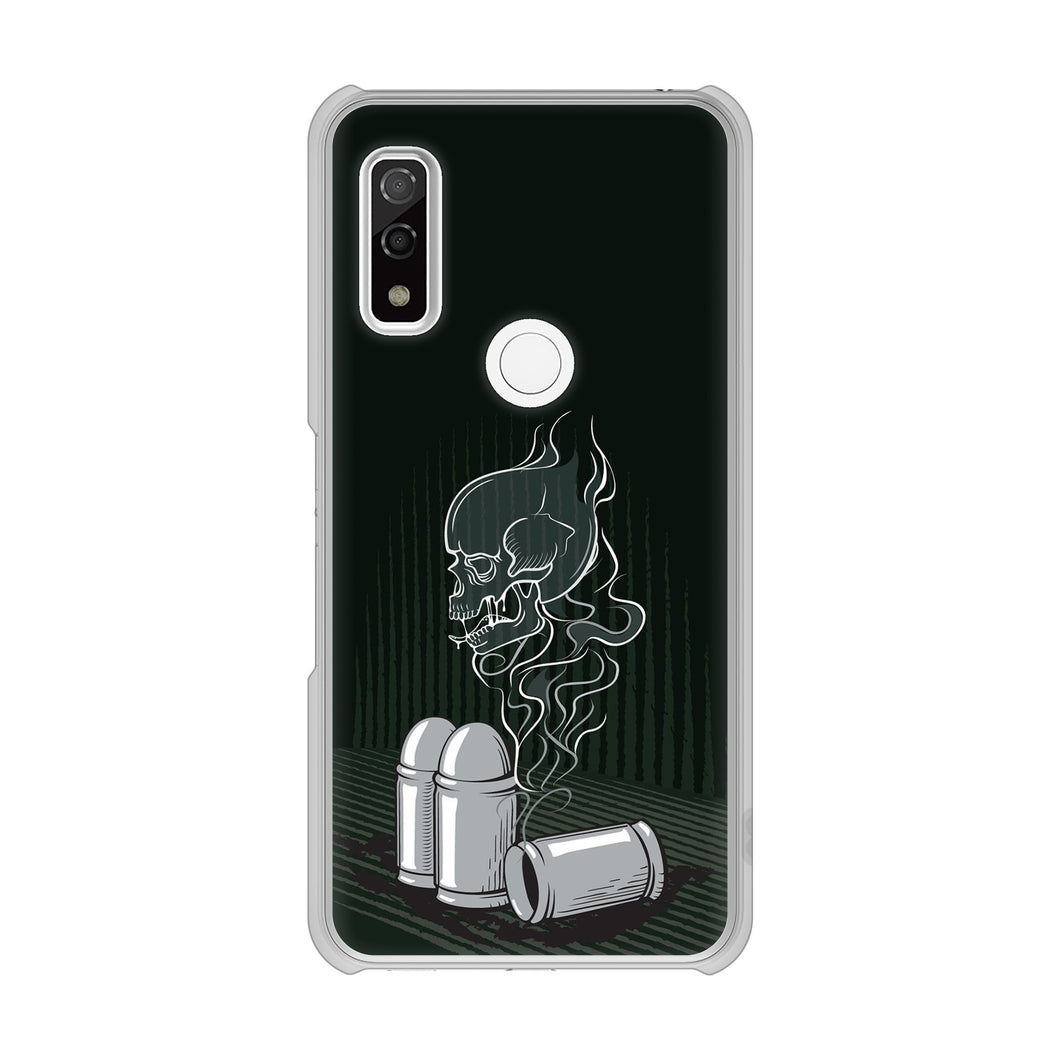 arrows We FCG01 高画質仕上げ 背面印刷 ハードケース 【481 弾丸】