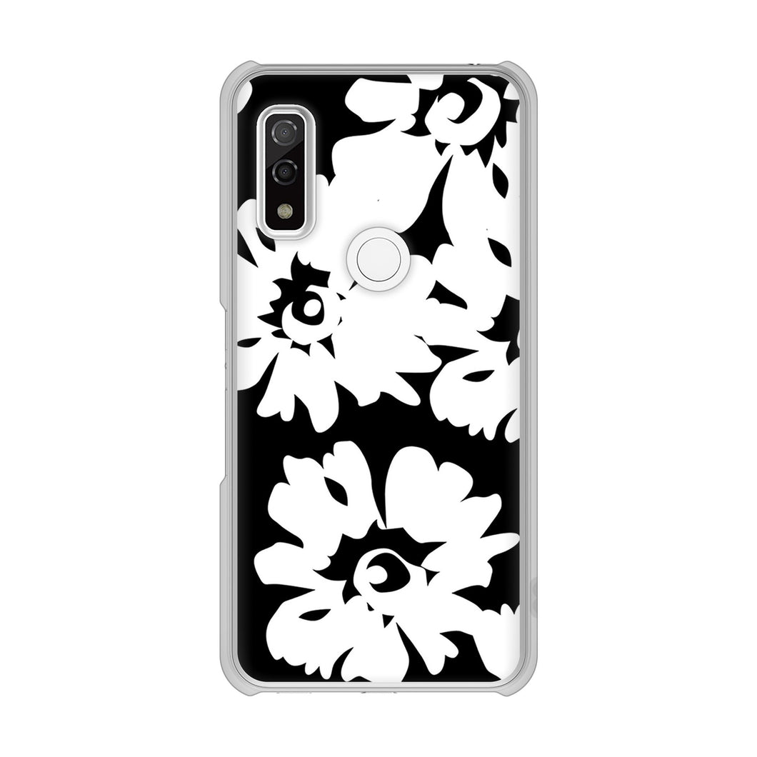 arrows We FCG01 高画質仕上げ 背面印刷 ハードケース 【1215 モダンフラワー】