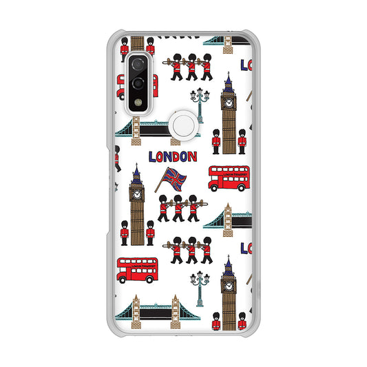 arrows We FCG01 高画質仕上げ 背面印刷 ハードケース 【EK811 ロンドンの街】