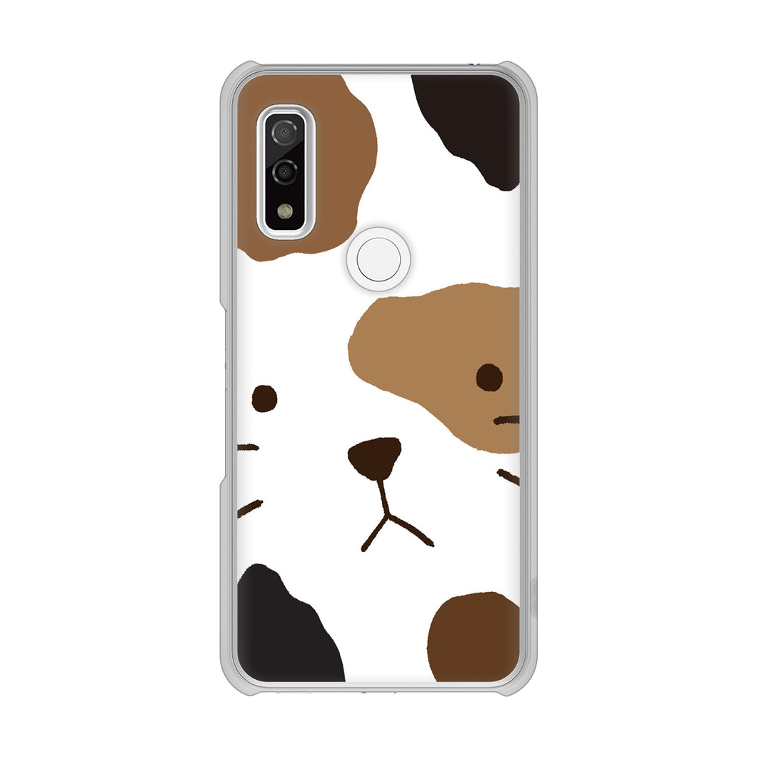 arrows We FCG01 高画質仕上げ 背面印刷 ハードケース 【IA801 みけ】