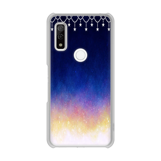 arrows We FCG01 MI803 冬の夜空 ハードケース 背面印刷