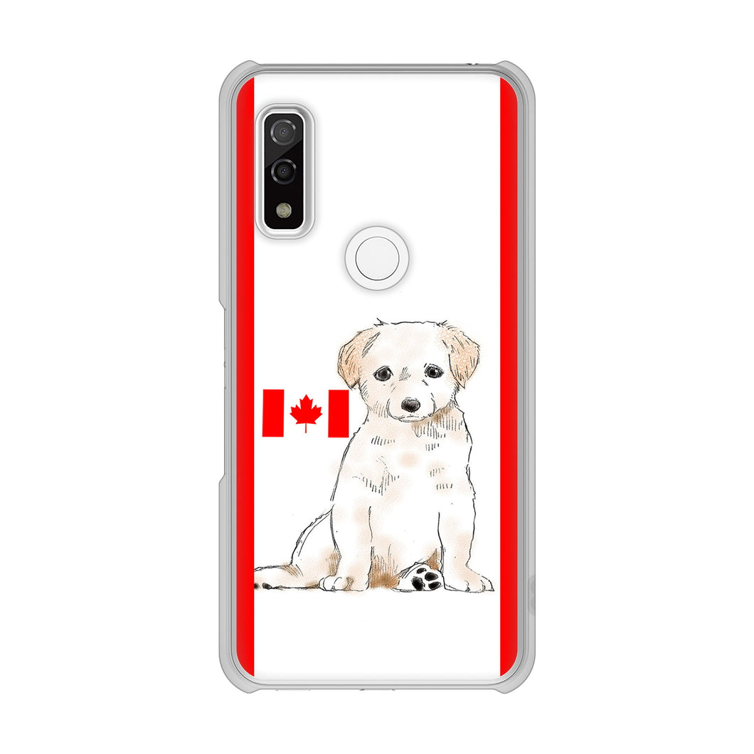 arrows We FCG01 高画質仕上げ 背面印刷 ハードケース ラブラドールレトリバー