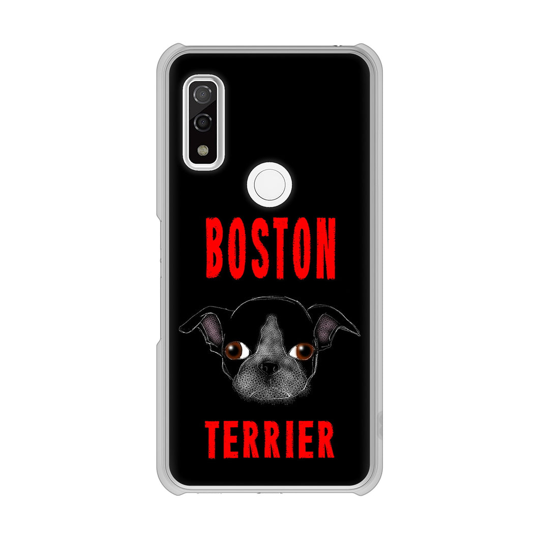 arrows We FCG01 高画質仕上げ 背面印刷 ハードケース ボストンテリア