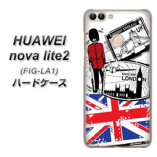 HUAWEI(ファーウェイ)nova lite 2 FIG-LA1 高画質仕上げ 背面印刷 ハードケース【574 LONDON】