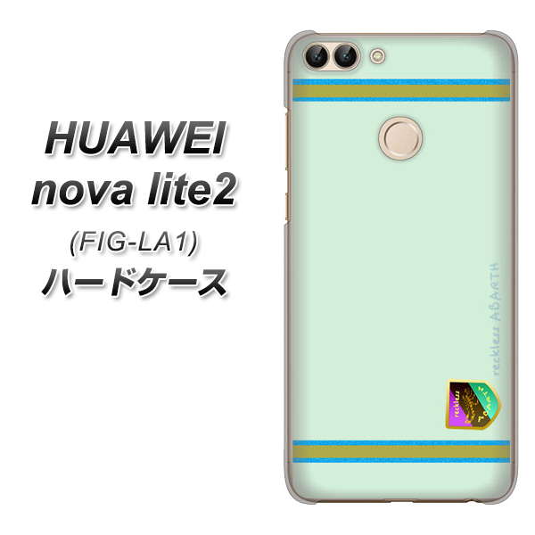 HUAWEI(ファーウェイ)nova lite 2 FIG-LA1 高画質仕上げ 背面印刷 ハードケース【YC938 アバルト09】