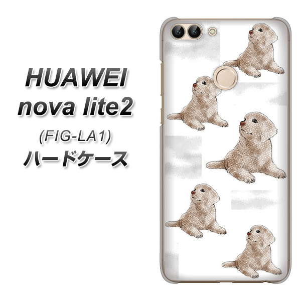 HUAWEI(ファーウェイ)nova lite 2 FIG-LA1 高画質仕上げ 背面印刷 ハードケース【YD823 ラブラドールレトリバー04】