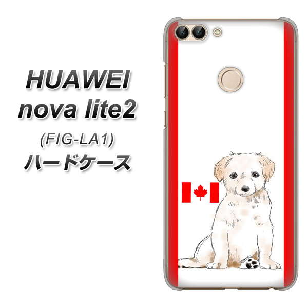 HUAWEI(ファーウェイ)nova lite 2 FIG-LA1 高画質仕上げ 背面印刷 ハードケース【YD824 ラブラドールレトリバー05】