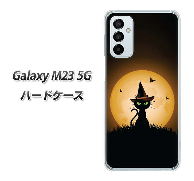 Galaxy M23 5G 高画質仕上げ 背面印刷 ハードケース【440 猫の魔法使い】