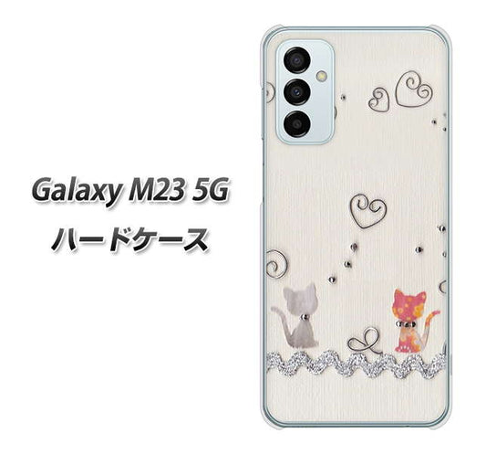 Galaxy M23 5G 1103 クラフト写真ネコ ハードケース 背面印刷