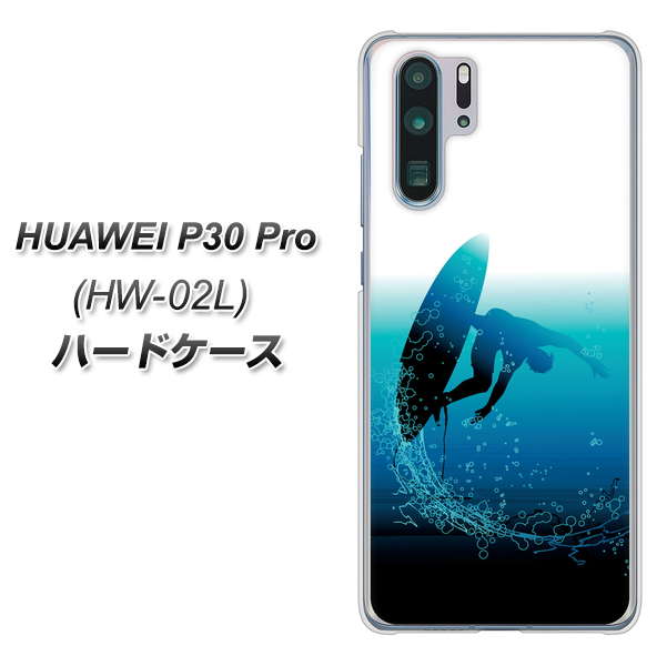 docomo HUAWEI(ファーウェイ) P30 Pro HW-02L 高画質仕上げ 背面印刷 ハードケース【416 カットバック】