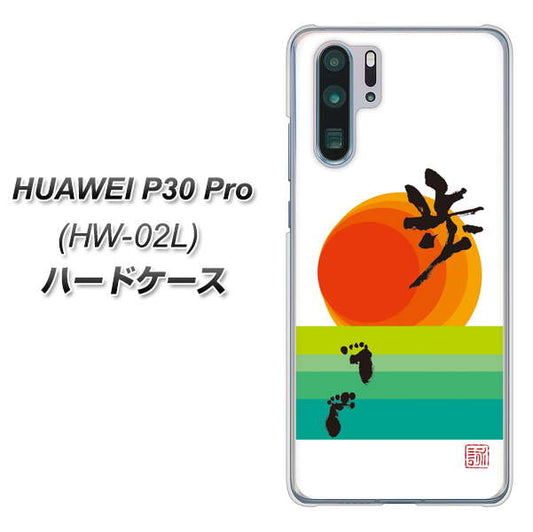 docomo HUAWEI(ファーウェイ) P30 Pro HW-02L 高画質仕上げ 背面印刷 ハードケース【OE809 歩ム】