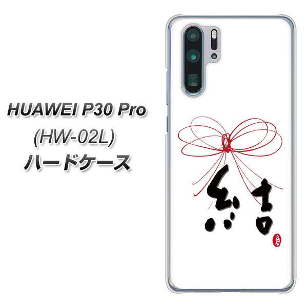 docomo HUAWEI(ファーウェイ) P30 Pro HW-02L 高画質仕上げ 背面印刷 ハードケース【OE831 結】