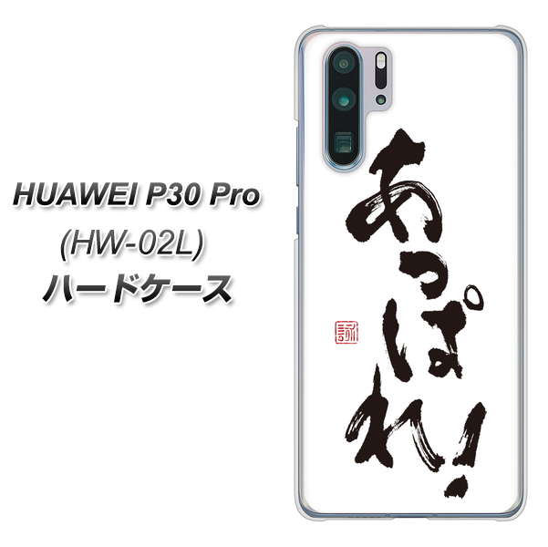 docomo HUAWEI(ファーウェイ) P30 Pro HW-02L 高画質仕上げ 背面印刷 ハードケース【OE846 あっぱれ!】