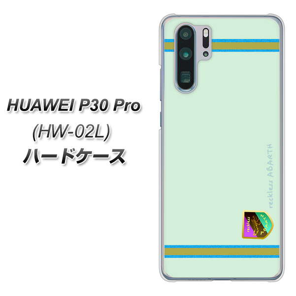 docomo HUAWEI(ファーウェイ) P30 Pro HW-02L 高画質仕上げ 背面印刷 ハードケース【YC938 アバルト09】